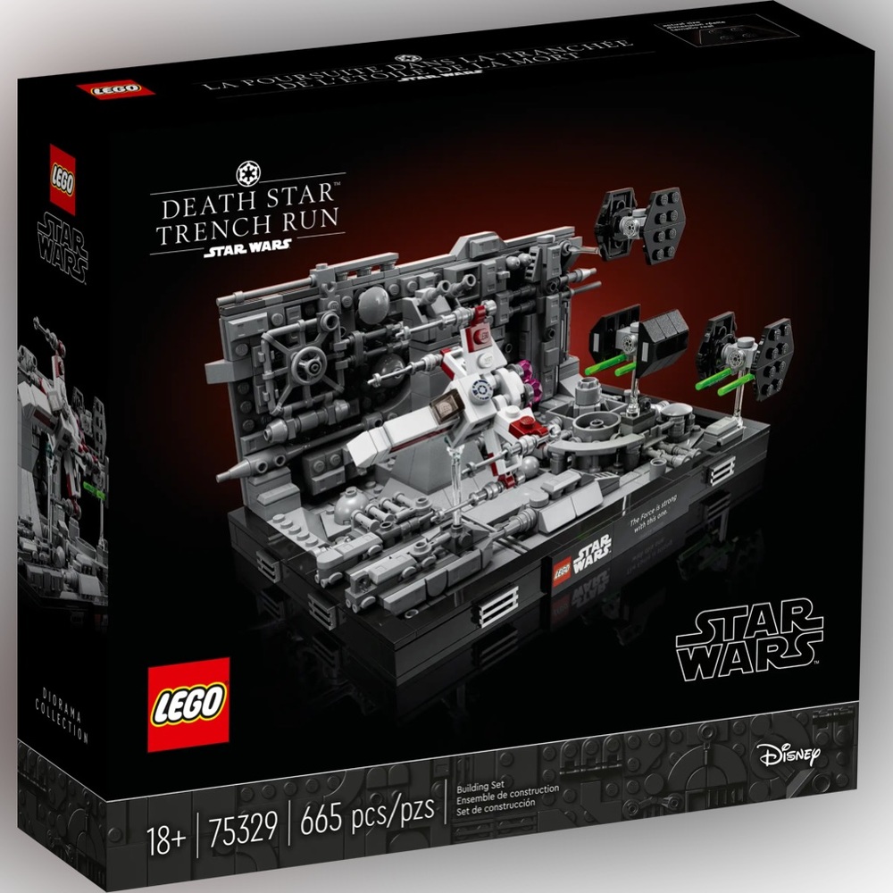 LEGO Star Wars Death Star Trench Run Diorama (75329) New In Box